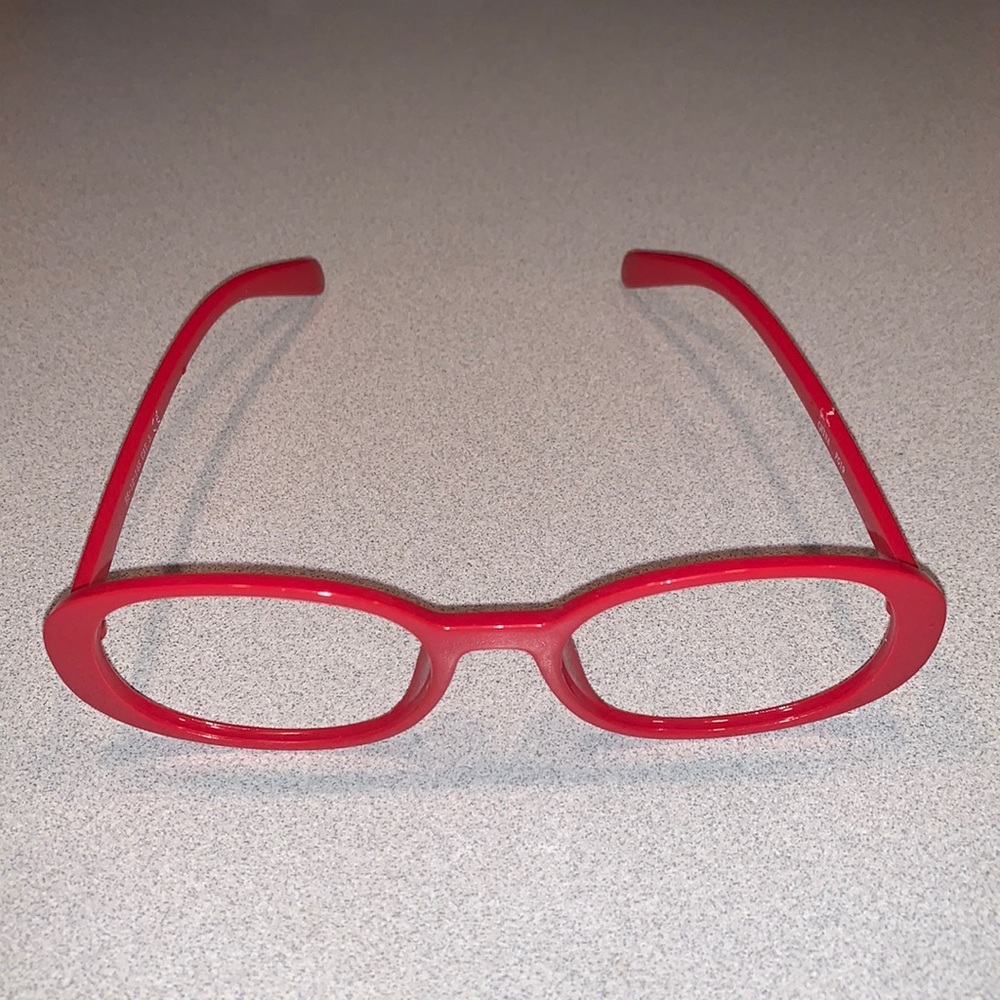 Honey Lemon Style Red Plastic Glasses Frames - Picture 2 of 5